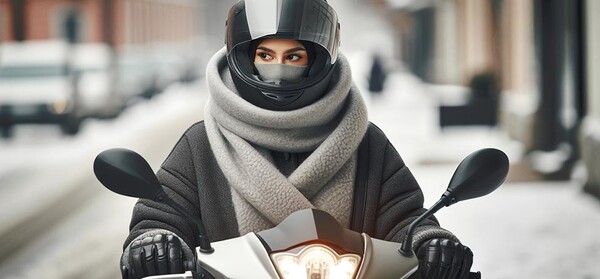 Motorradfahren im Winter